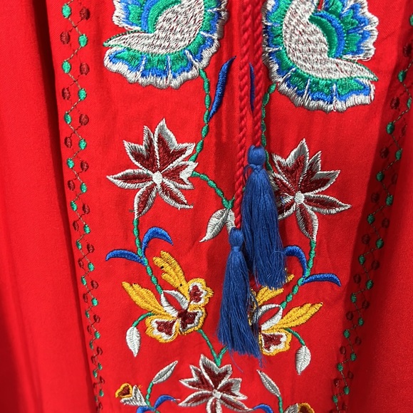 Angel Heart Boutique red could be the one embroidered top size 3x - Picture 4 of 12